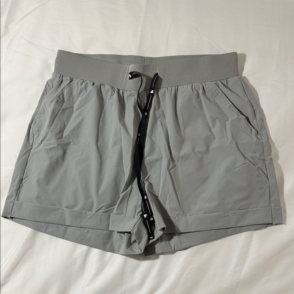 YoungLA Women's Athletic Shorts in Gray